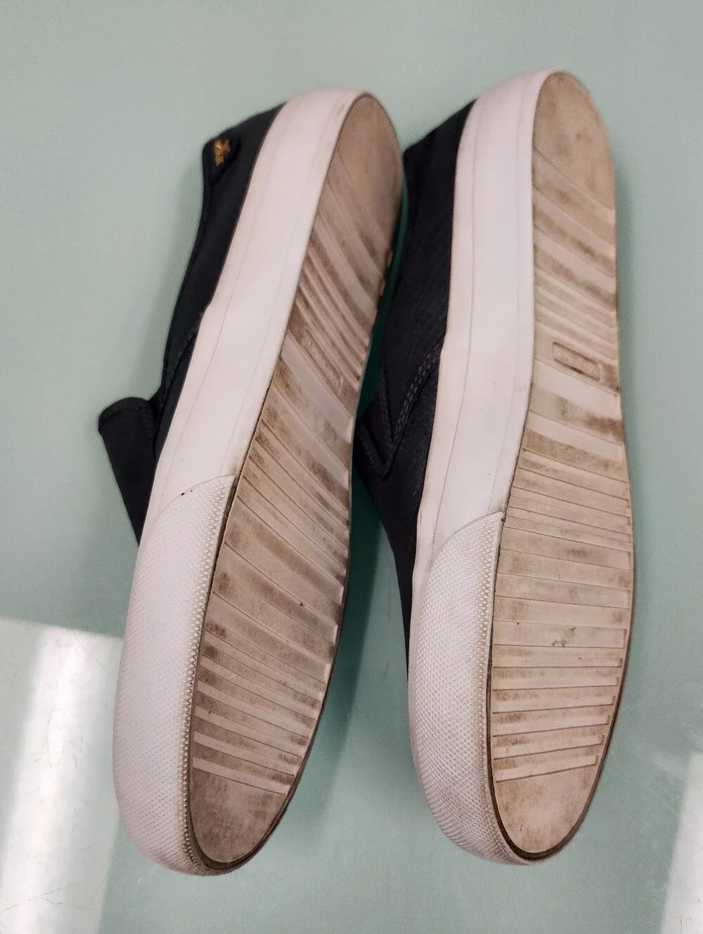 Tory Burch Blue Slip-On Sneakers Great Conditions